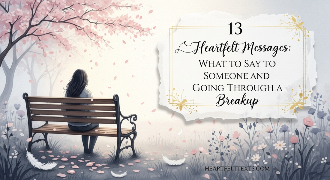 13 Heartfelt Messages What to Say to Someone Going Through a Breakup