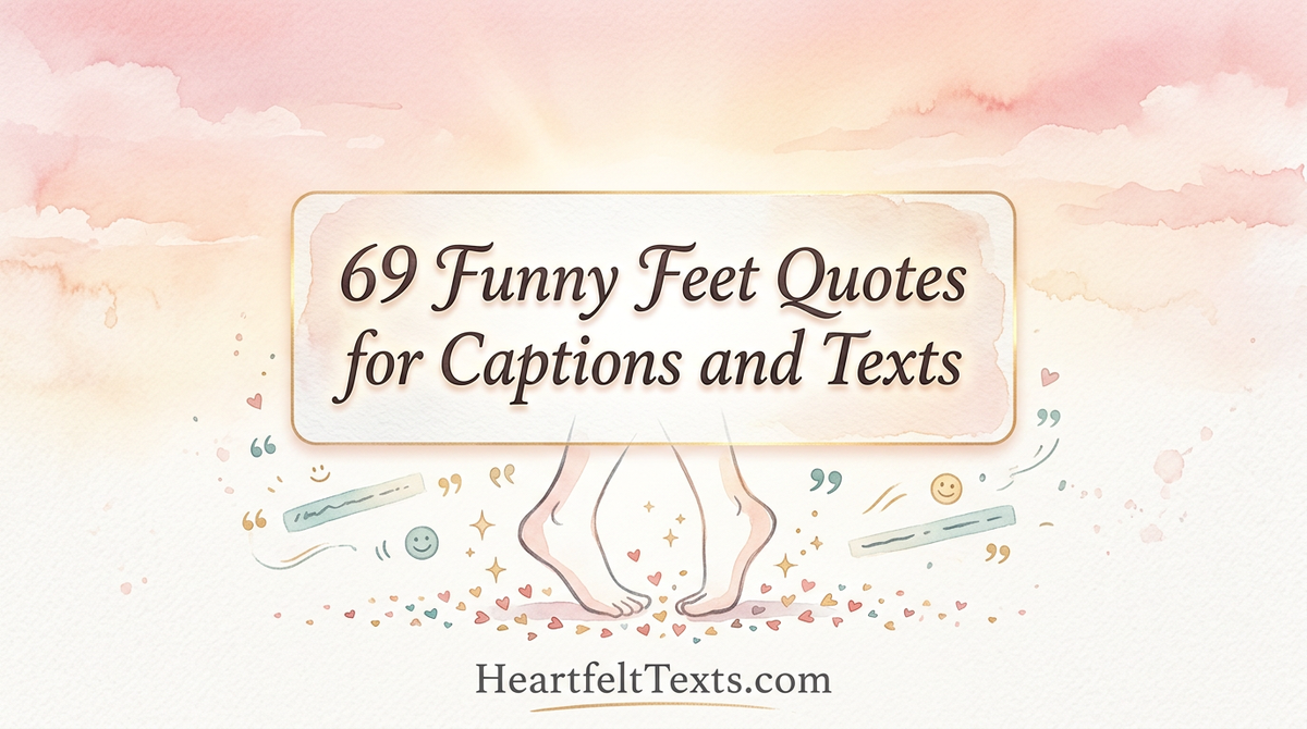 69 Funny Feet Quotes for Captions and Texts