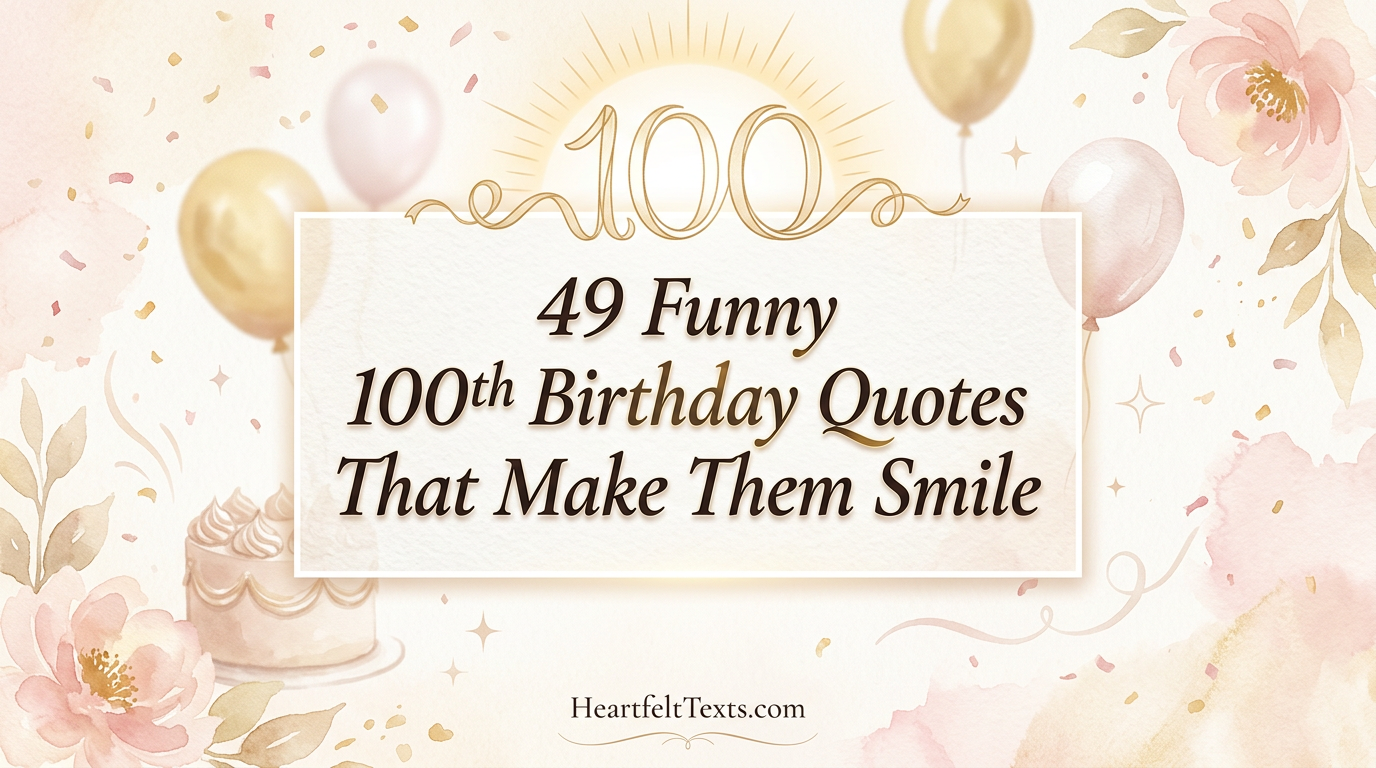49 Funny 100th Birthday Quotes That Make Them Smile