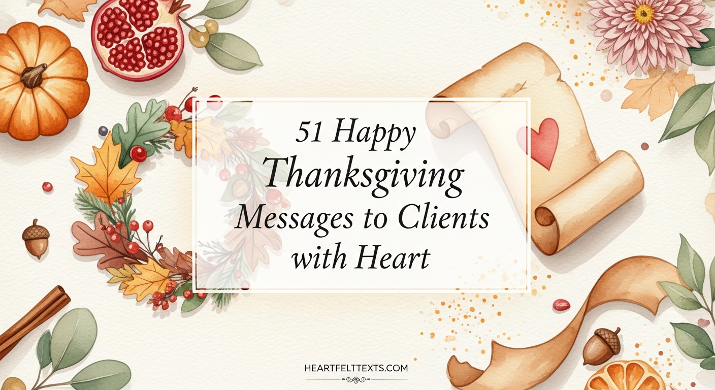 51 Happy Thanksgiving Messages to Clients with Heart