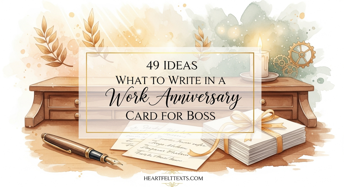 49 Ideas What to Write in a Work Anniversary Card for Boss