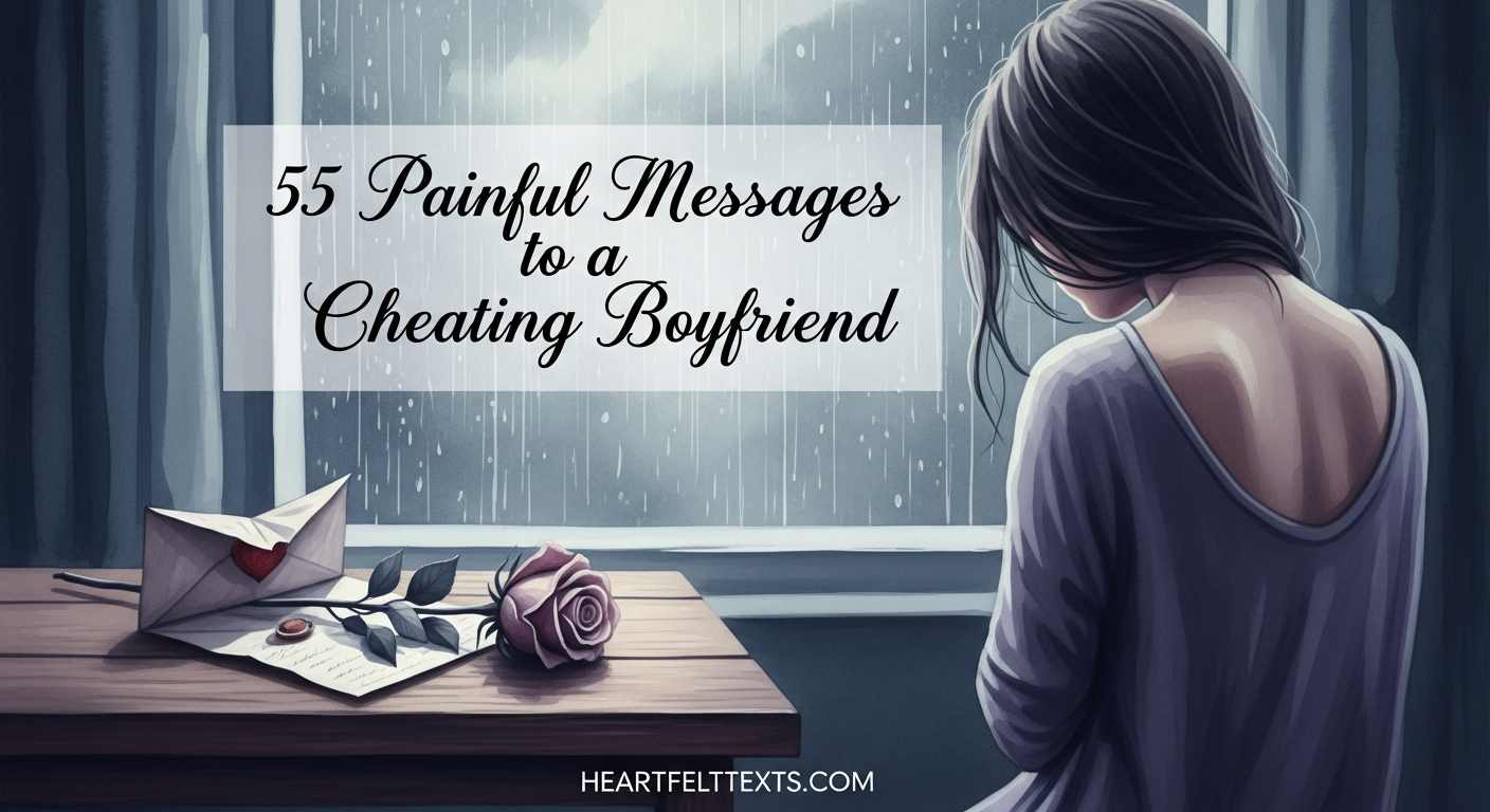 55 Painful Messages to a Cheating Boyfriend
