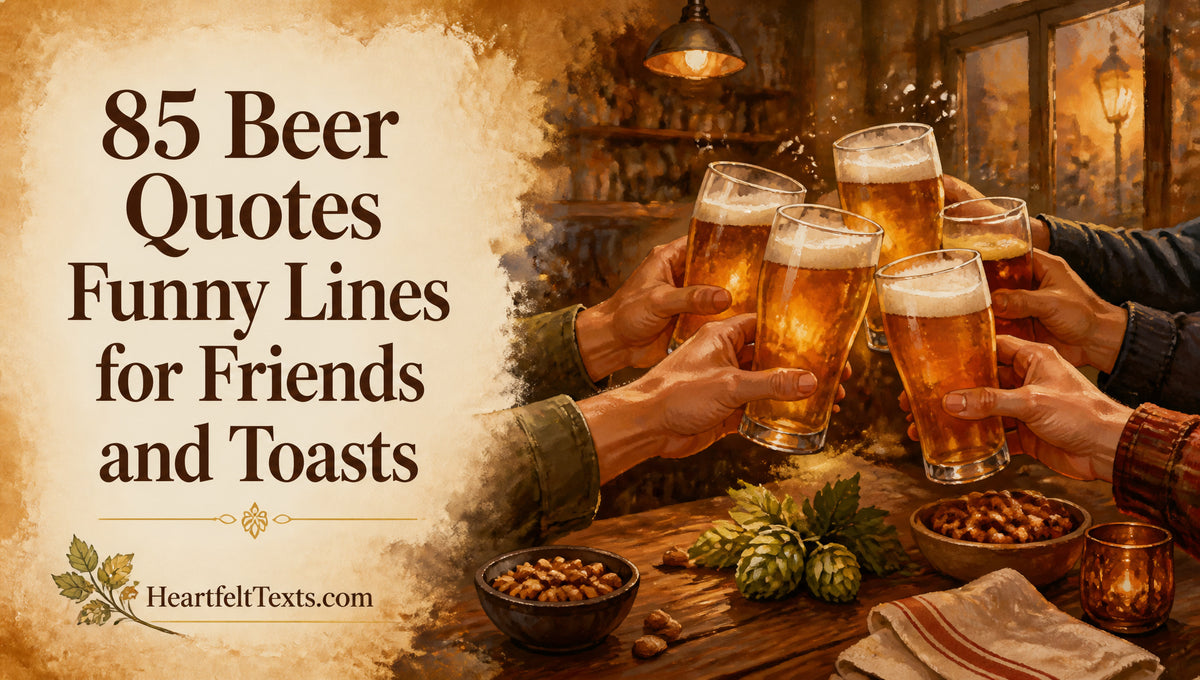 85 Beer Quotes Funny Lines for Friends and Toasts