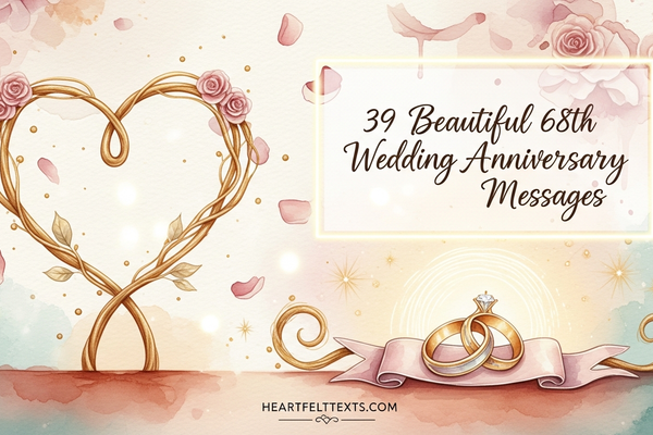 39 Beautiful 68th Wedding Anniversary Messages