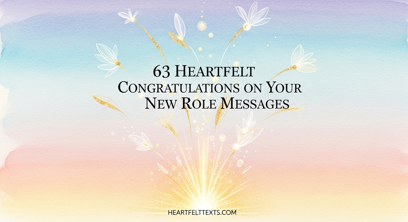 63 Heartfelt Congratulations on Your New Role Messages