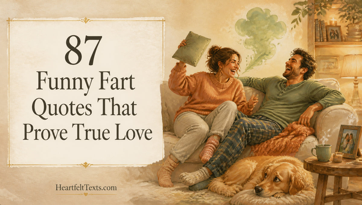 87 Funny Fart Quotes That Prove True Love