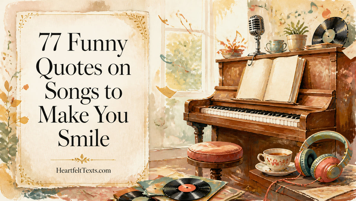 77 Funny Quotes on Songs to Make You Smile