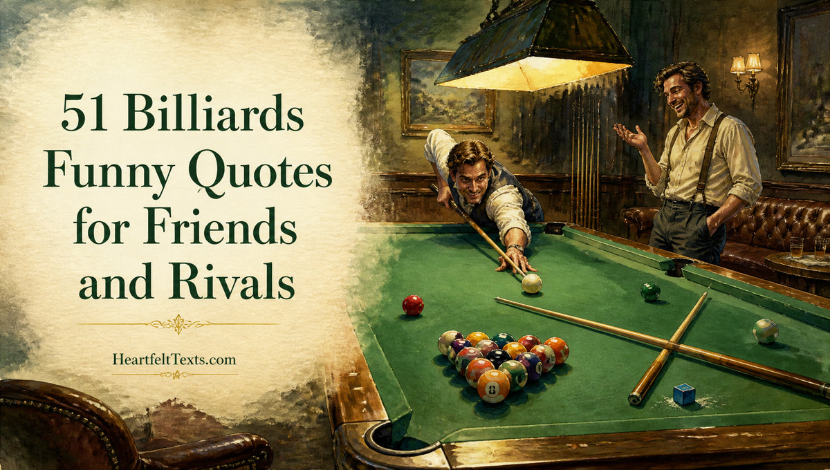 51 Billiards Funny Quotes for Friends and Rivals – HeartfeltTexts