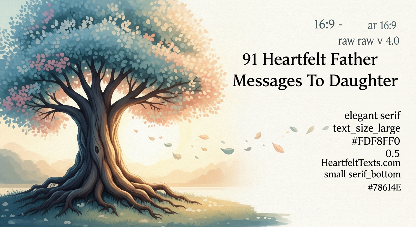 91 Heartfelt Father Messages To Daughter