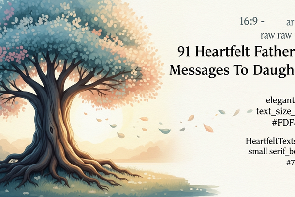 91 Heartfelt Father Messages To Daughter