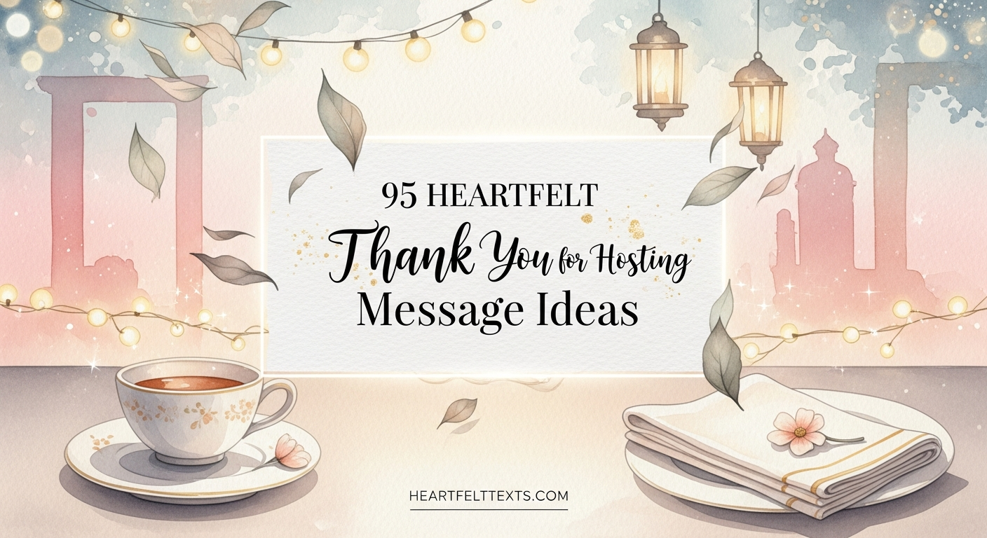 95 Heartfelt Thank You for Hosting Message Ideas