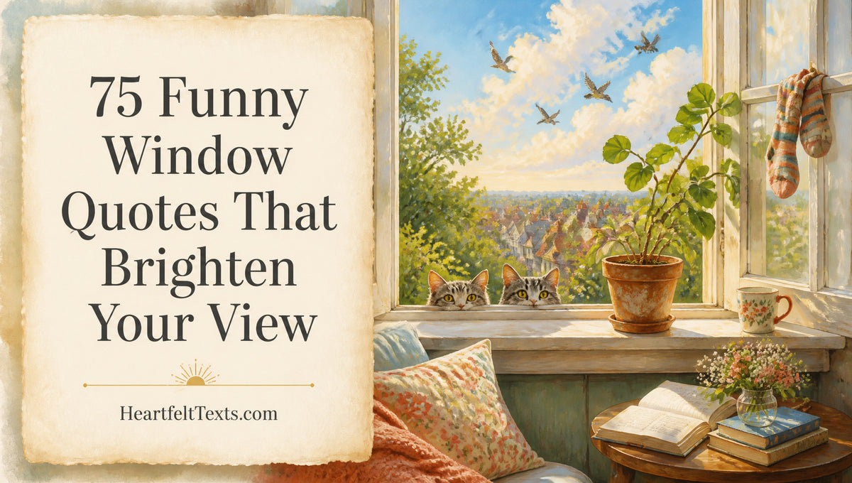 75 Funny Window Quotes That Brighten Your View