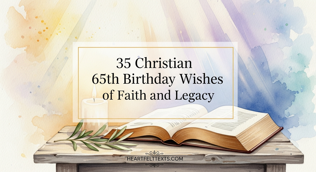 35 Christian 65th Birthday Wishes of Faith and Legacy