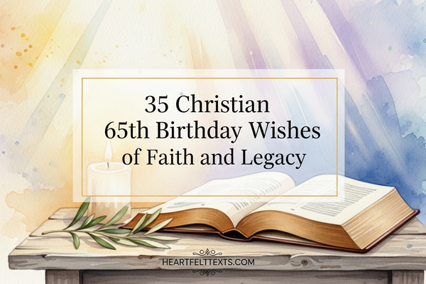 35 Christian 65th Birthday Wishes of Faith and Legacy