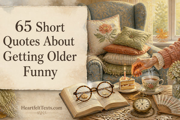 65 Short Quotes About Getting Older Funny