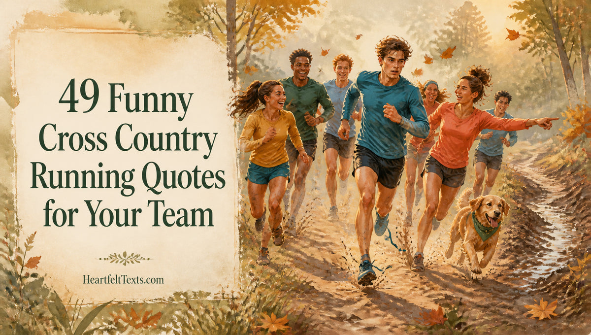 49 Funny Cross Country Running Quotes for Your Team