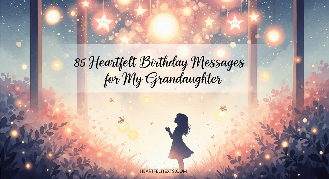 85 Heartfelt Birthday Messages for My Granddaughter
