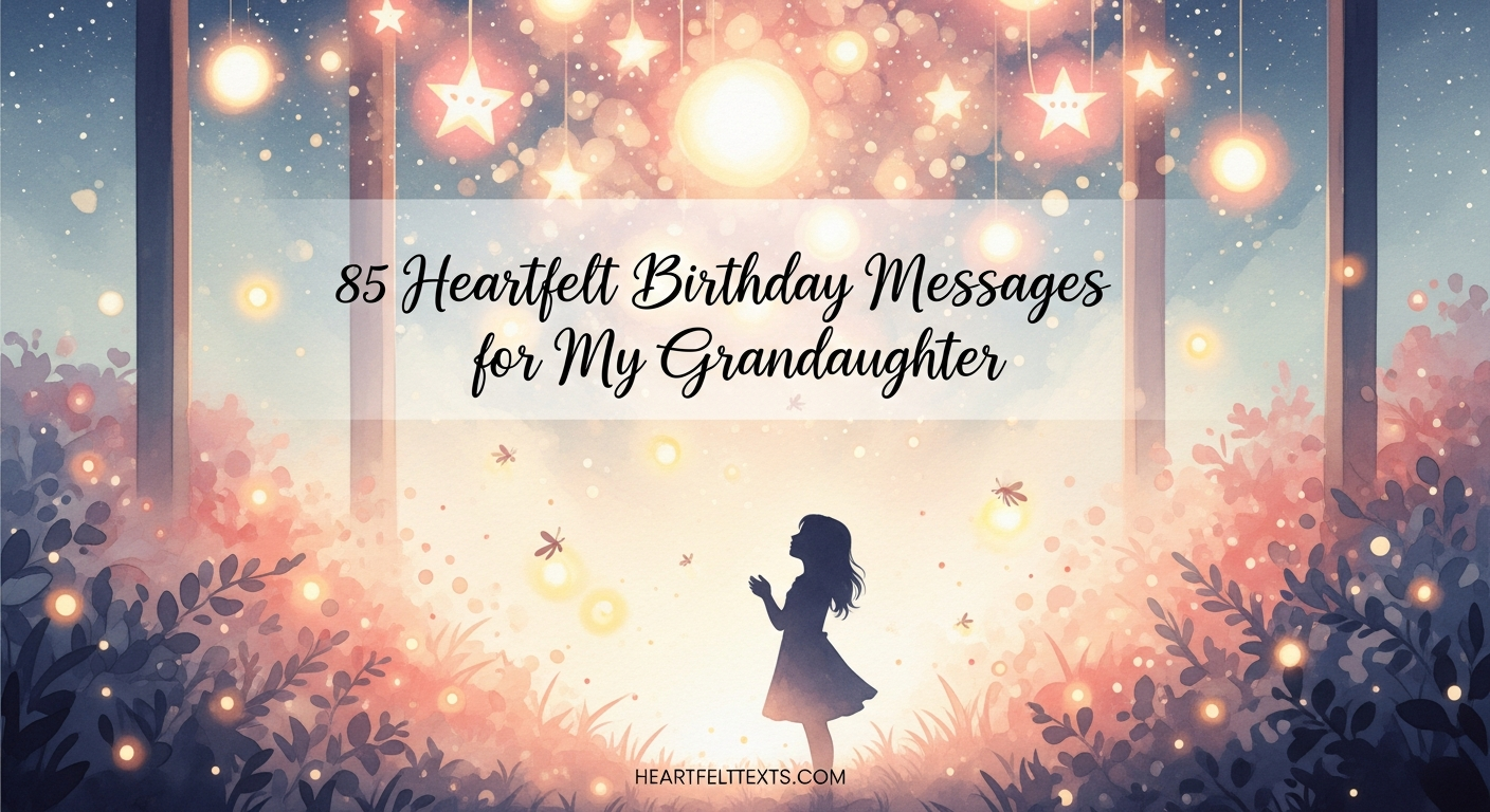 85 Heartfelt Birthday Messages for My Granddaughter