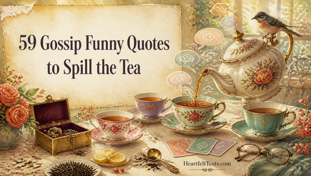 59 Gossip Funny Quotes to Spill the Tea