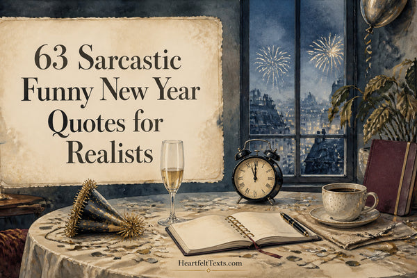 63 Sarcastic Funny New Year Quotes for Realists