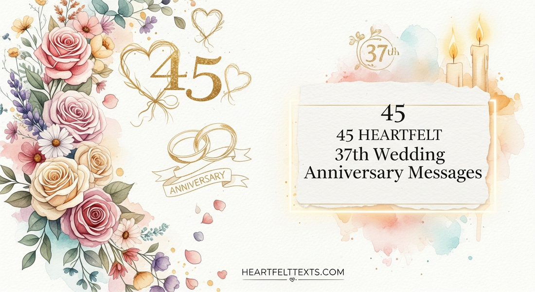 45 Heartfelt 37th Wedding Anniversary Messages