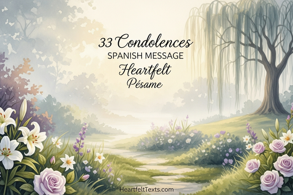 33 Condolences Spanish Message Heartfelt Pésame