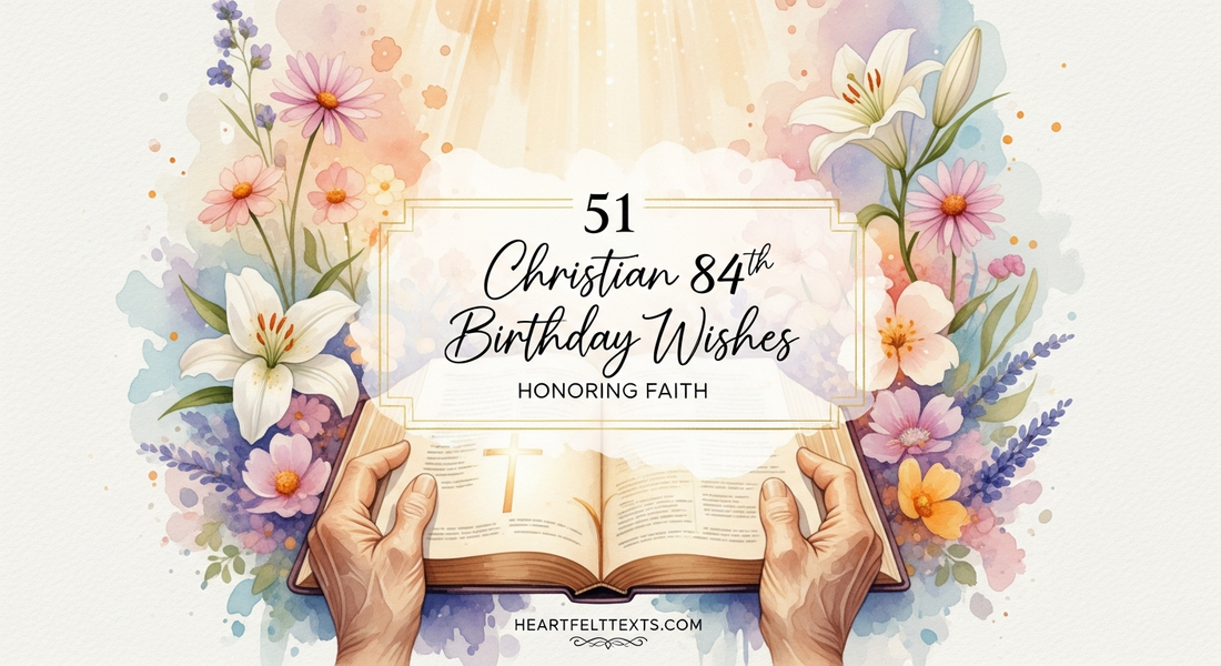 51 Christian 84th Birthday Wishes Honoring Faith