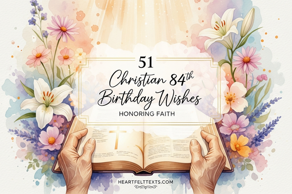 51 Christian 84th Birthday Wishes Honoring Faith