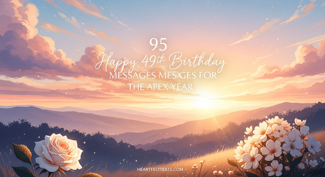 95 Happy 49th Birthday Messages for The Apex Year