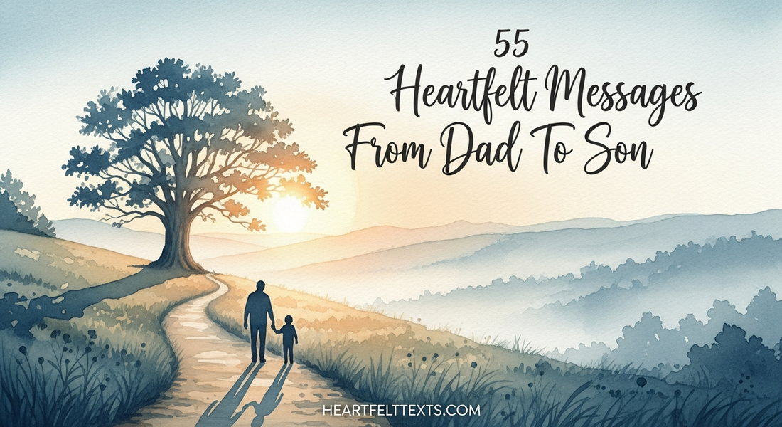 55 Heartfelt Messages From Dad To Son