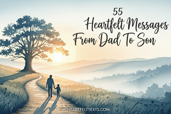 55 Heartfelt Messages From Dad To Son