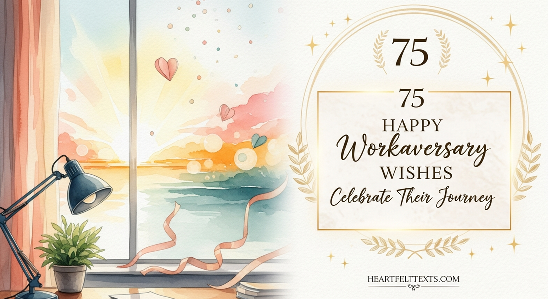 75 Happy Workaversary Wishes Celebrate Their Journey