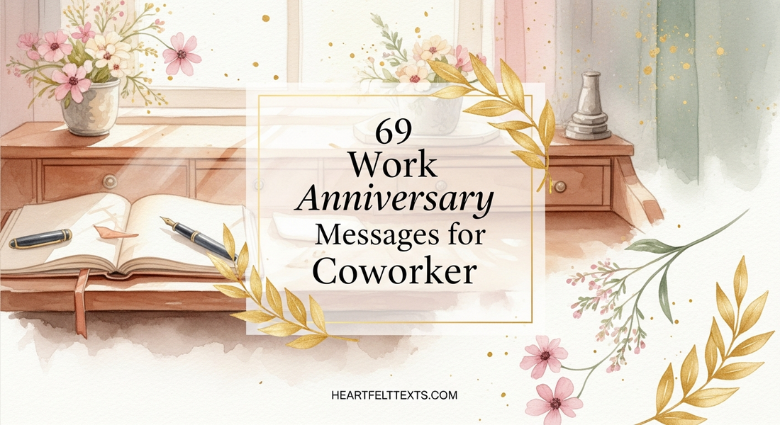 69 Work Anniversary Messages for Coworker Heartfelt Ideas