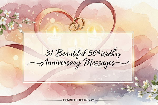 31 Beautiful 56th Wedding Anniversary Messages