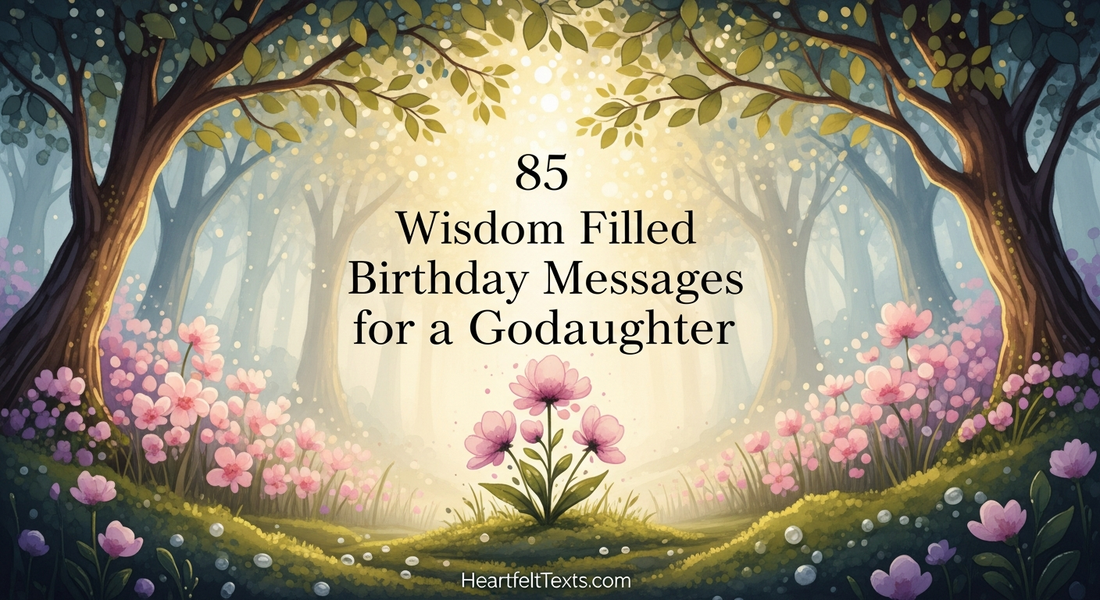 85 Wisdom Filled Birthday Messages for a Goddaughter