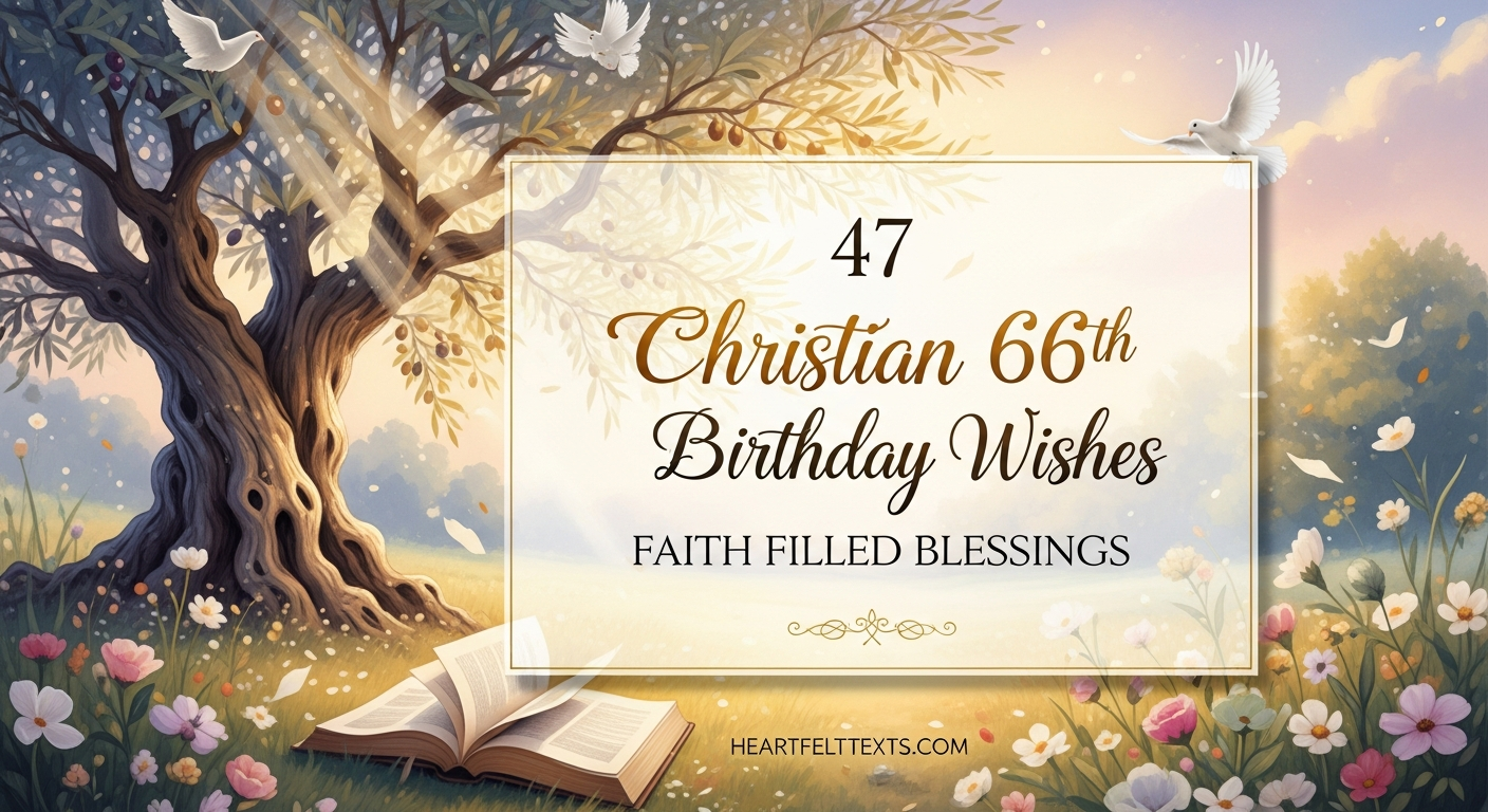 47 Christian 66th Birthday Wishes Faith Filled Blessings