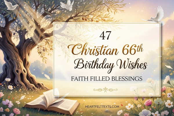 47 Christian 66th Birthday Wishes Faith Filled Blessings