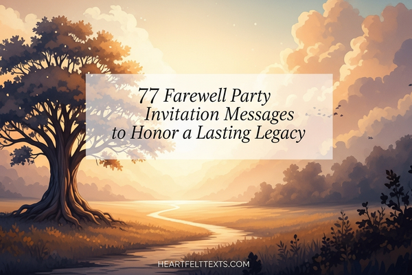 77 Farewell Party Invitation Messages to Honor a Lasting Legacy
