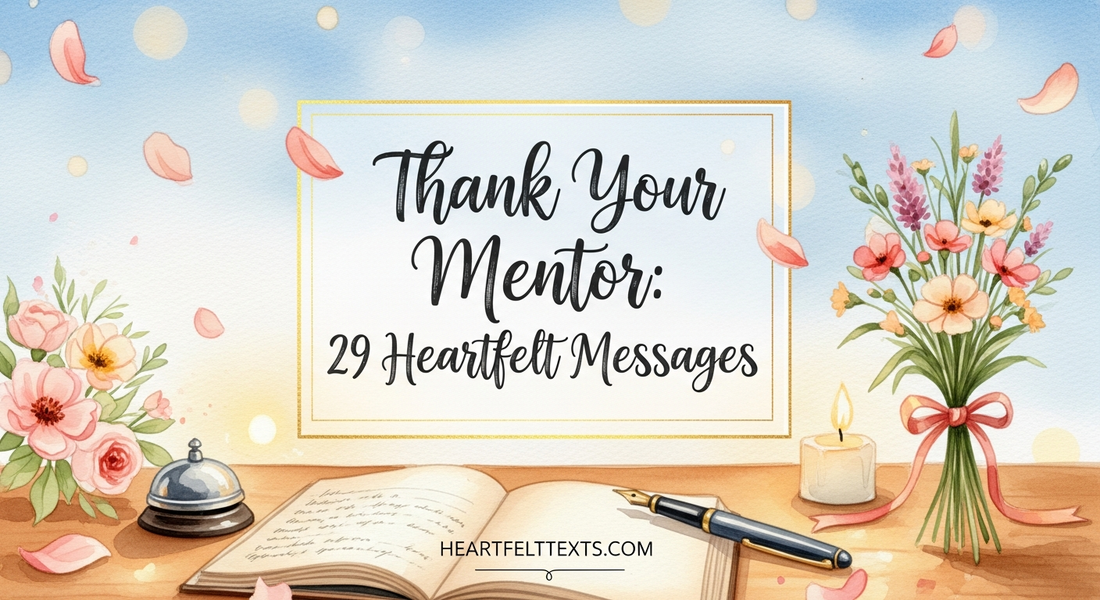 Thank Your Mentor: 29 Heartfelt Messages