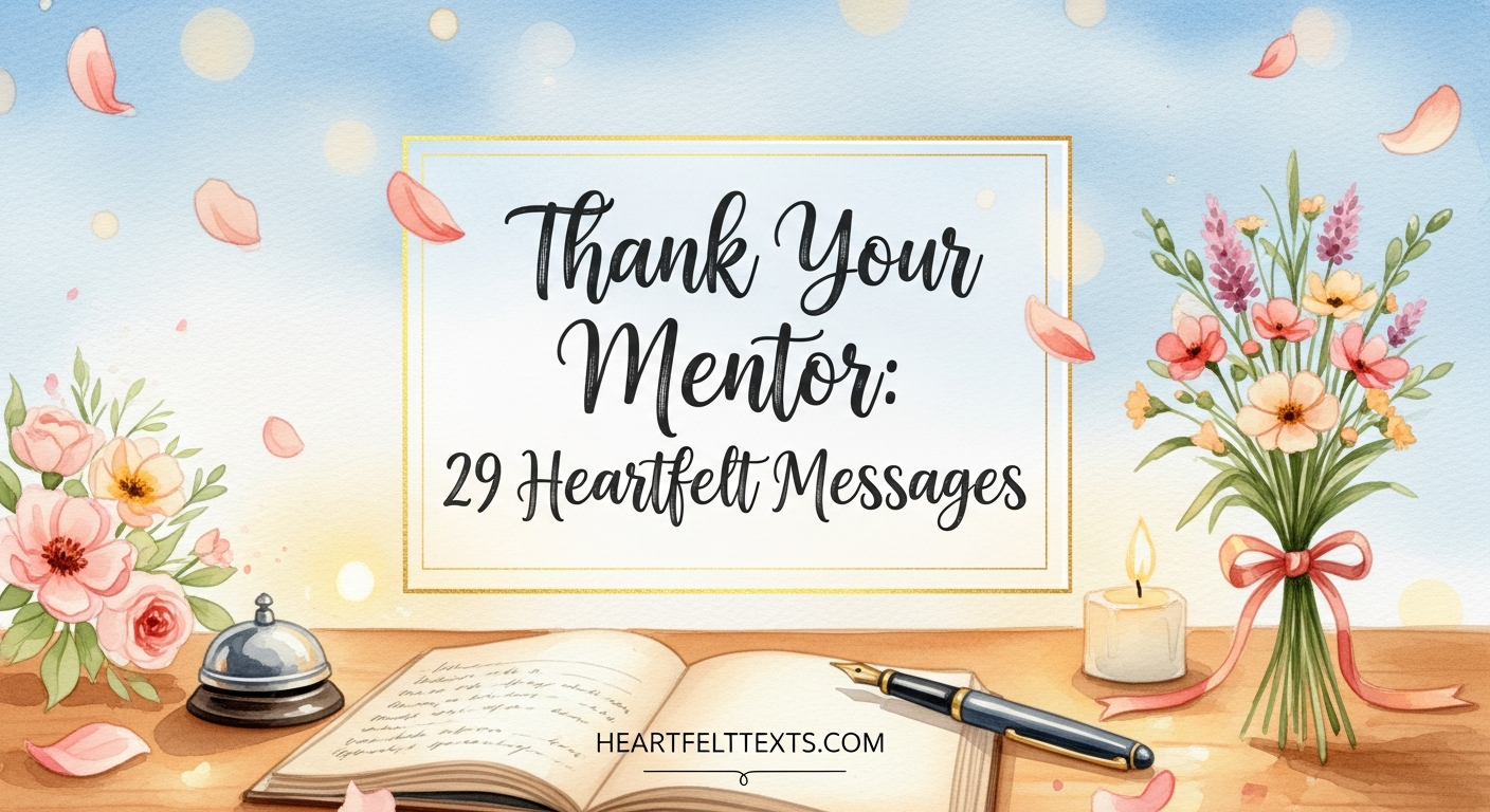 Thank Your Mentor: 29 Heartfelt Messages