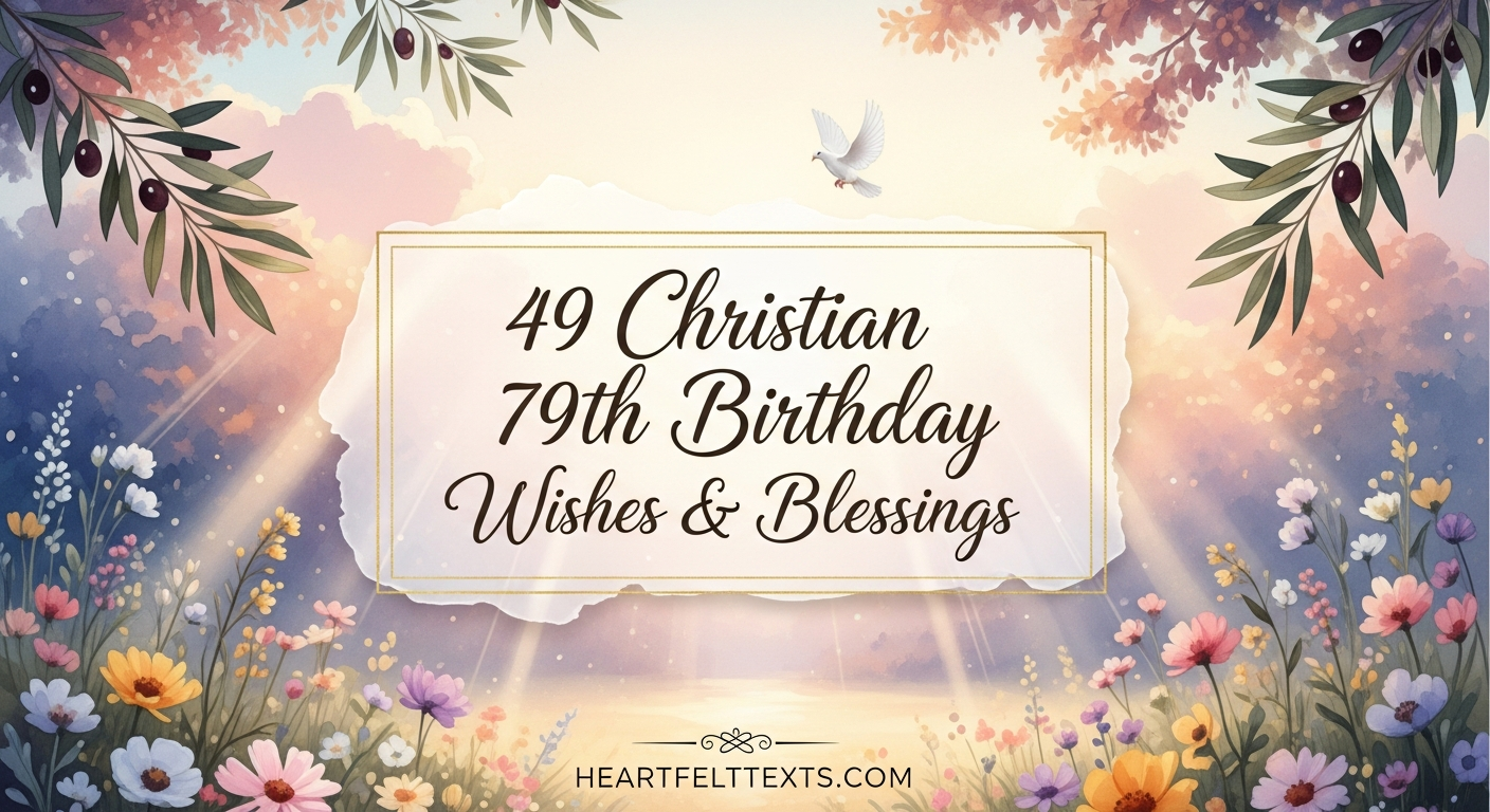 49 Christian 79th Birthday Wishes Blessings
