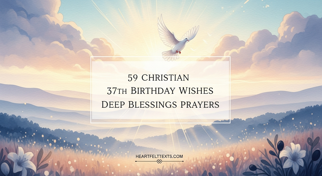 59 Christian 37th Birthday Wishes Deep Blessings Prayers