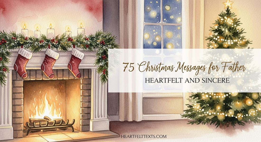 75 Christmas Messages for Father Heartfelt and Sincere