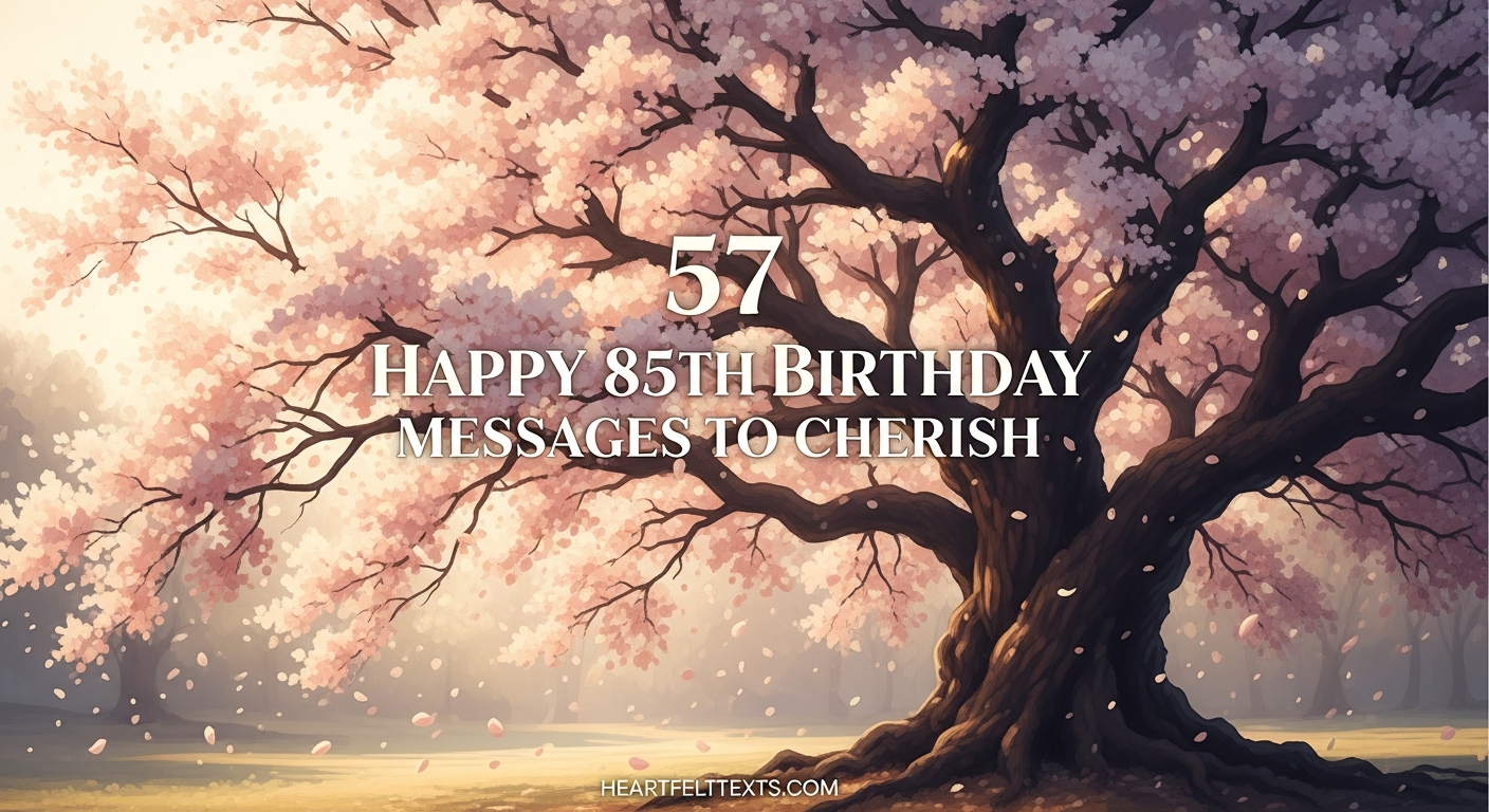 57 Happy 85th Birthday Messages to Cherish