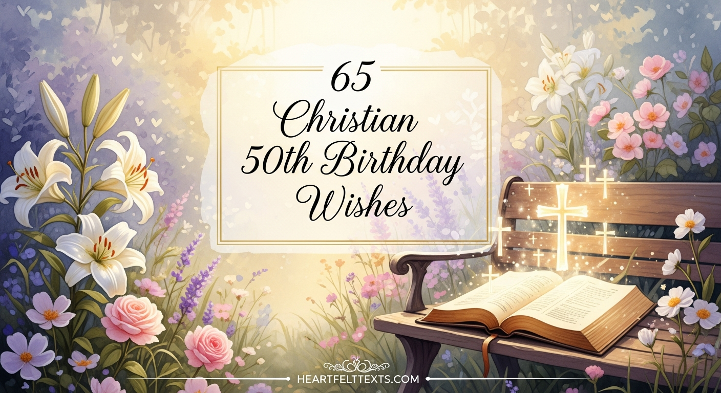 65 Christian 50th Birthday Wishes Deeply Blessed Messages