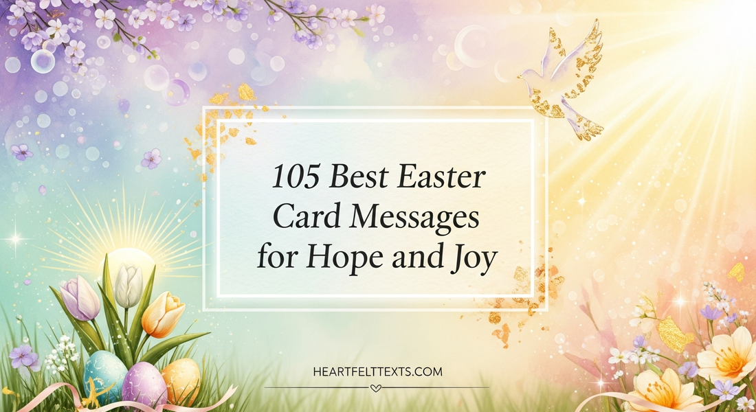 105 Best Easter Card Messages for Hope and Joy