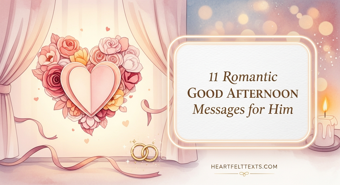 111 Romantic Good Afternoon Messages for Him