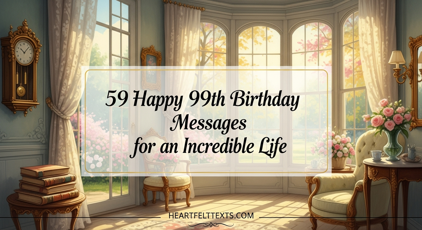 59 Happy 99th Birthday Messages for an Incredible Life
