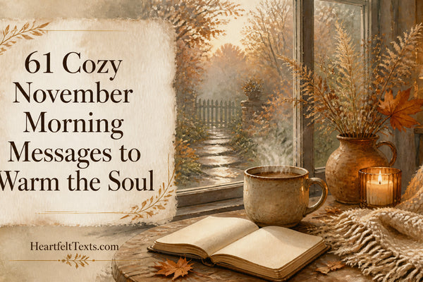 61 Cozy November Morning Messages to Warm the Soul