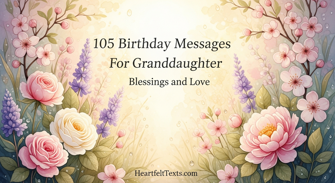 105 Birthday Messages For Granddaughter Blessings and Love